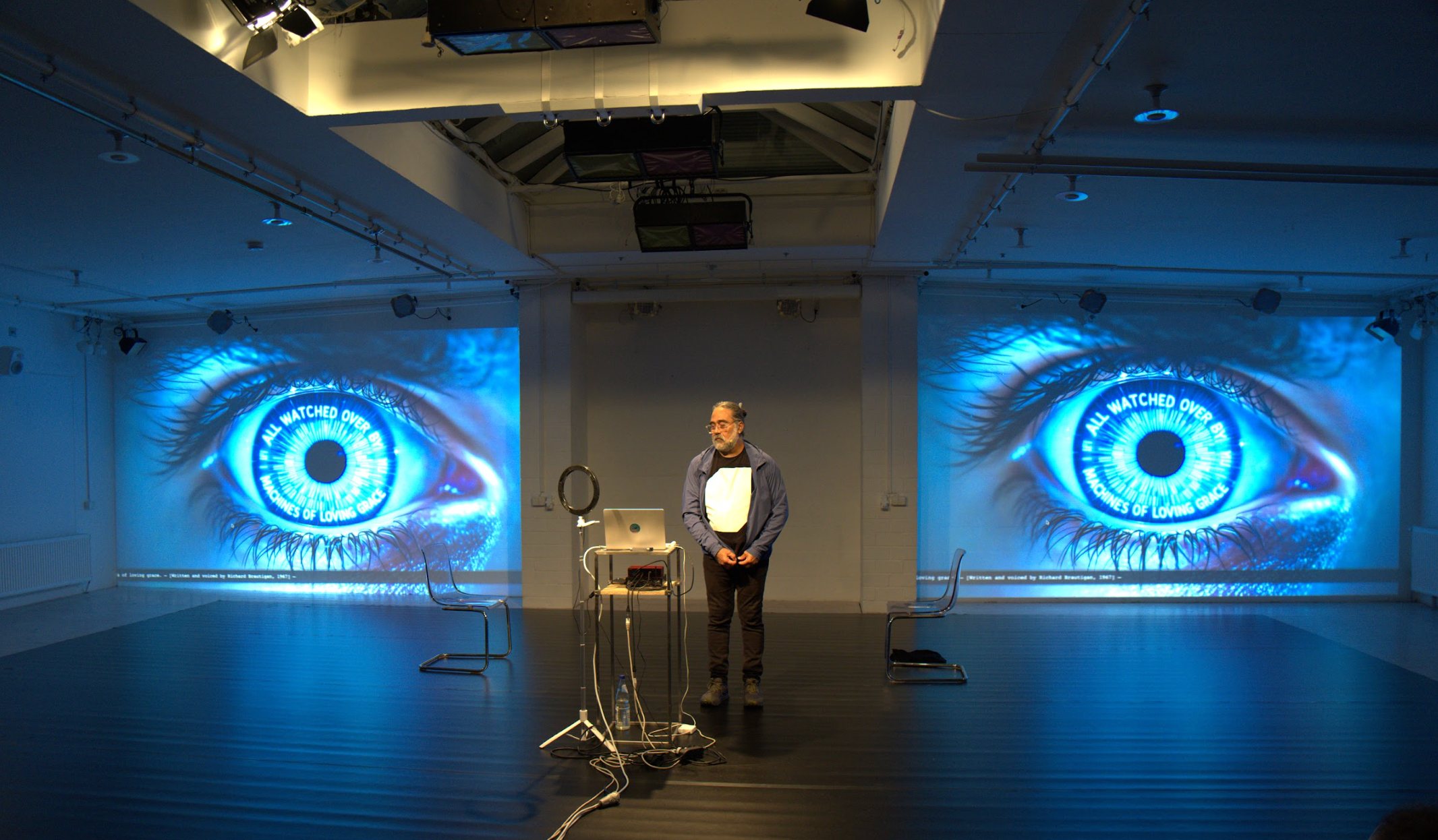 Born in Latent Space at Submerge Festival 2025, Lake Studios Berlin, photograph 5 of 6