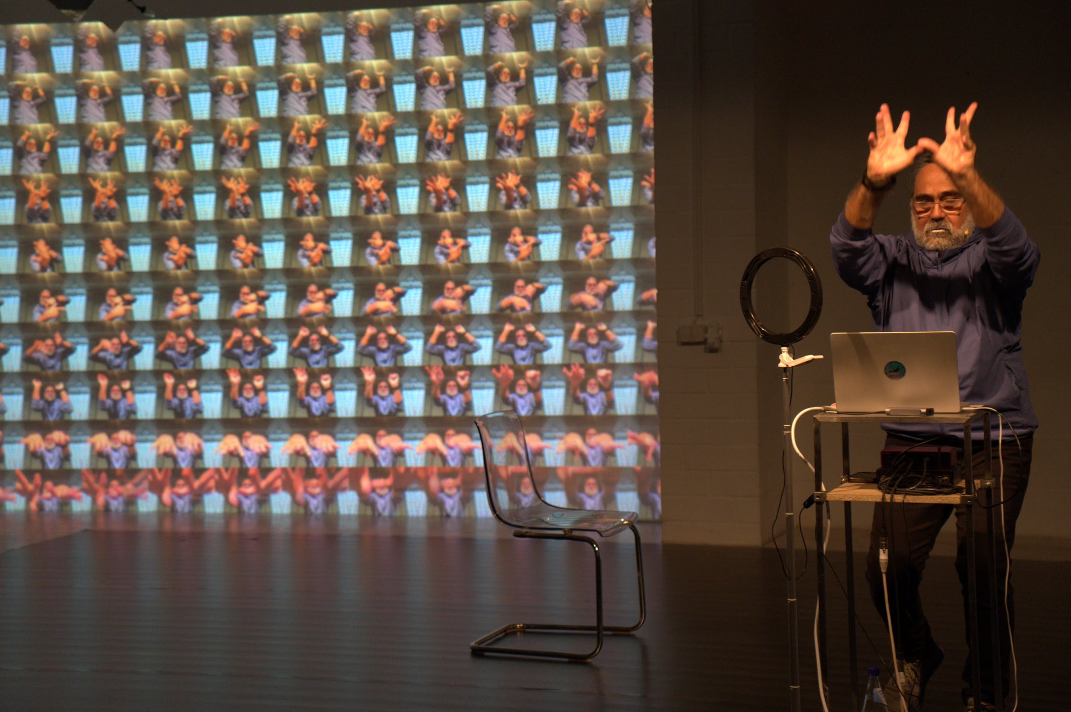 Born in Latent Space at Submerge Festival 2025, Lake Studios Berlin, photograph 4 of 6