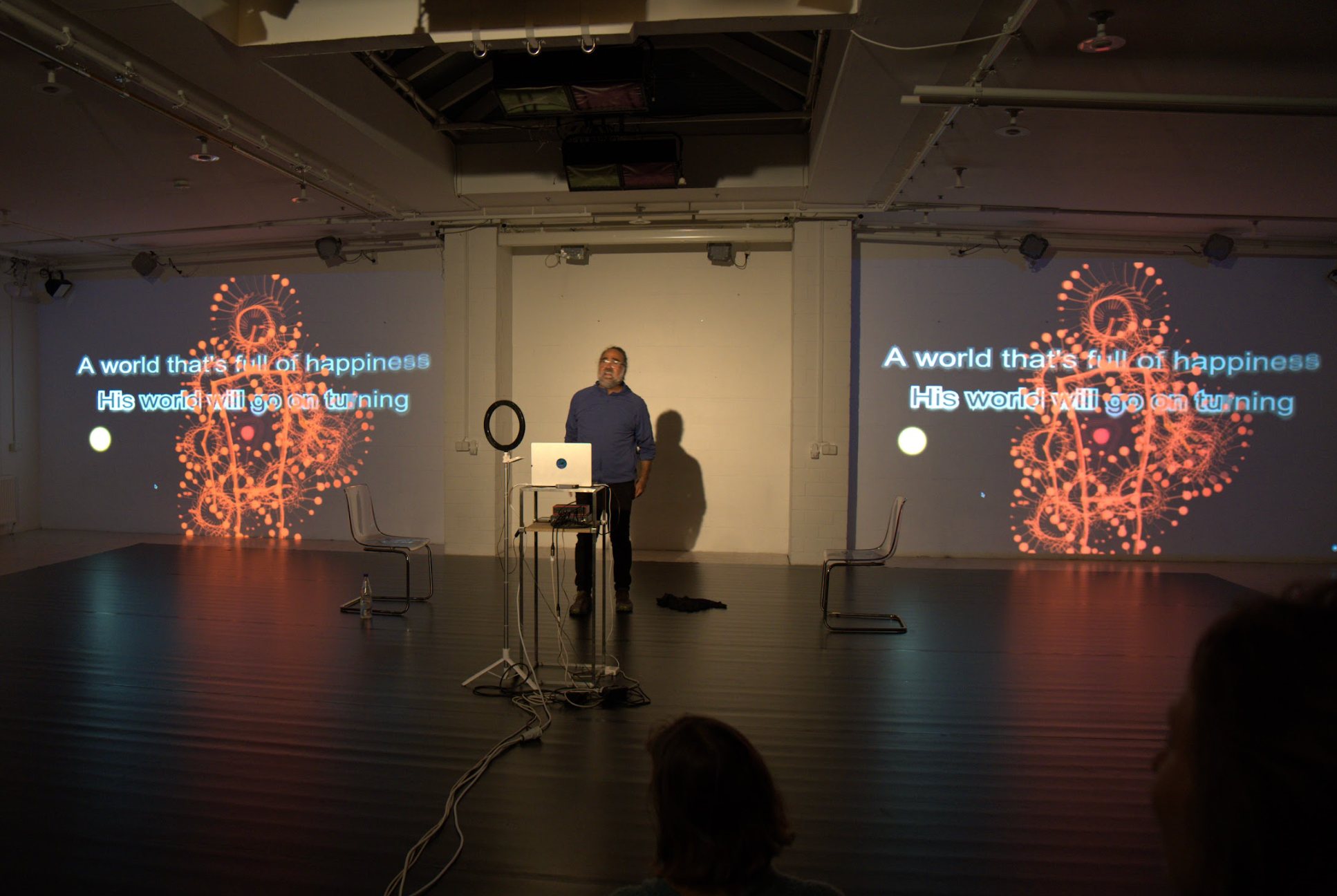 Born in Latent Space at Submerge Festival 2025, Lake Studios Berlin, photograph 3 of 6