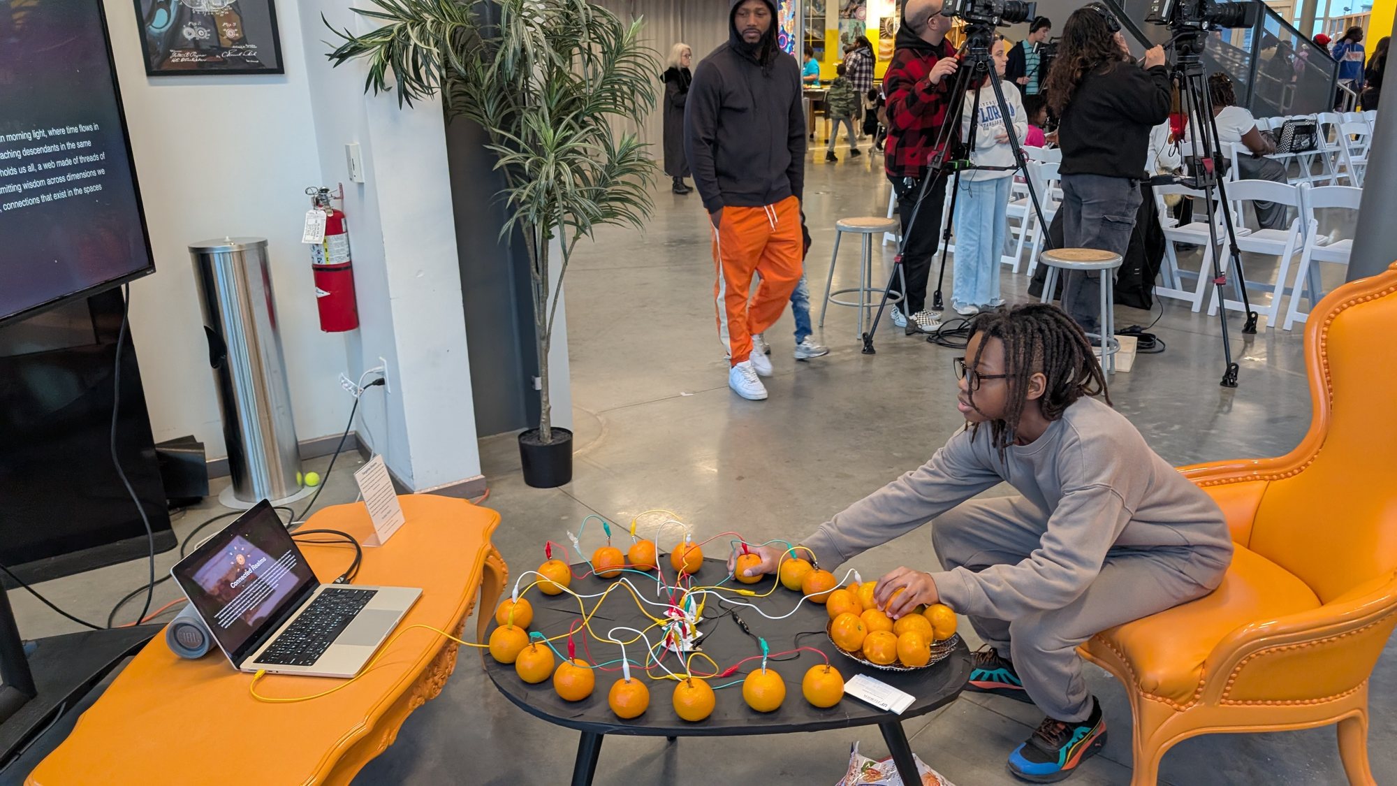Tangerine Dreams, first prototype at the Cade Museum, photograph 5 of 6